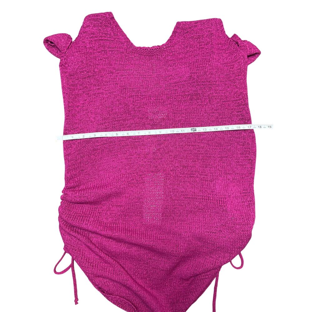 SNDYS Hot Pink Knit Mini Dress - Perfect Summer Look! - Picture 4 of 5
